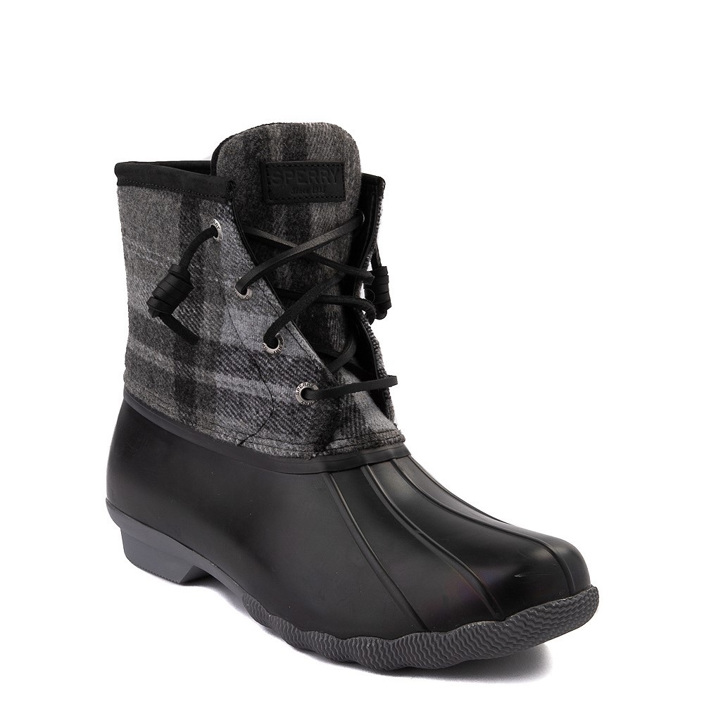 Sperry Top Sider Saltwater Plaid Wool Boot - Picture 2 of 7
